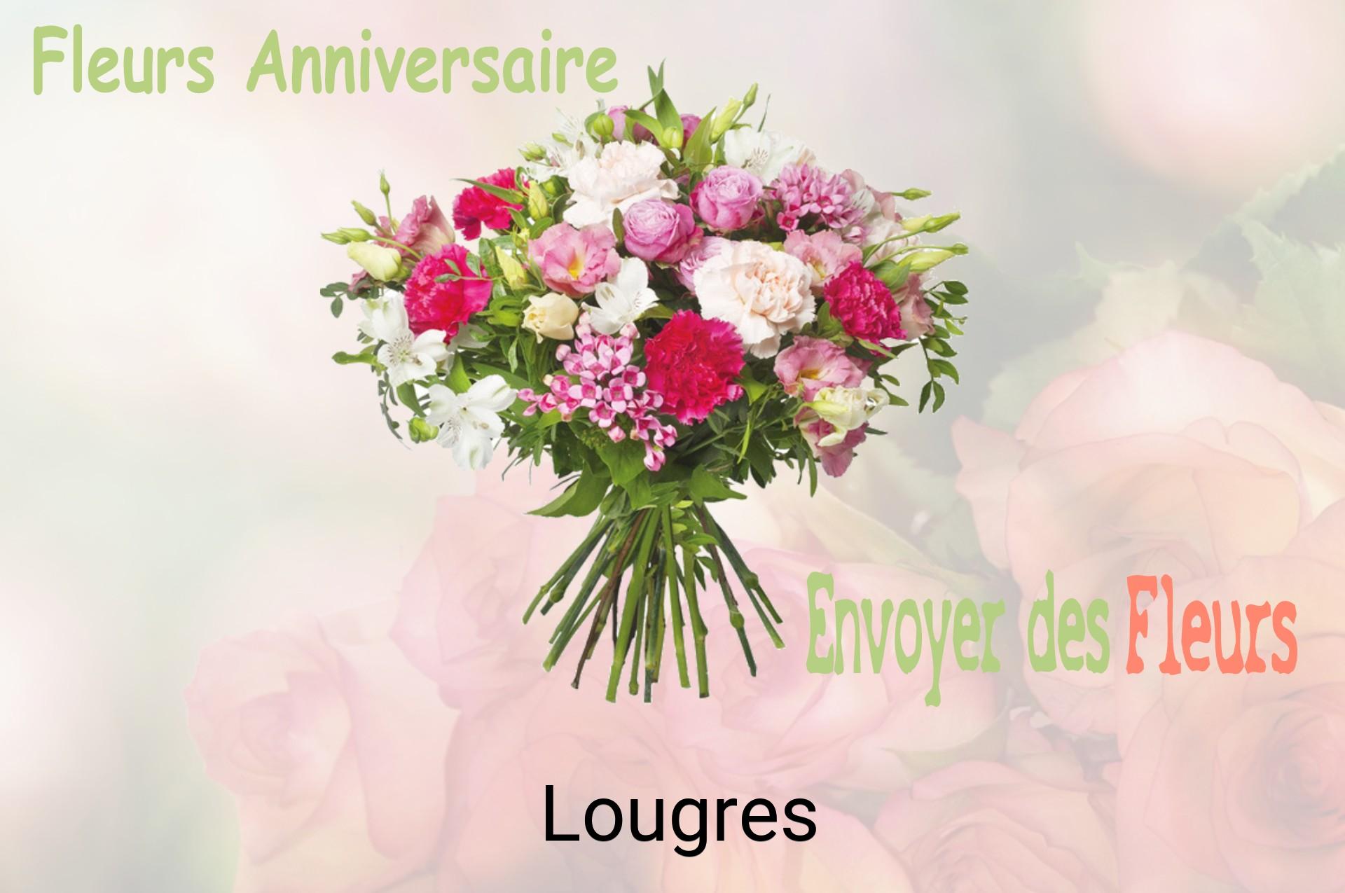 Bouquet de fleurs d’anniversaire livré à Lougres
