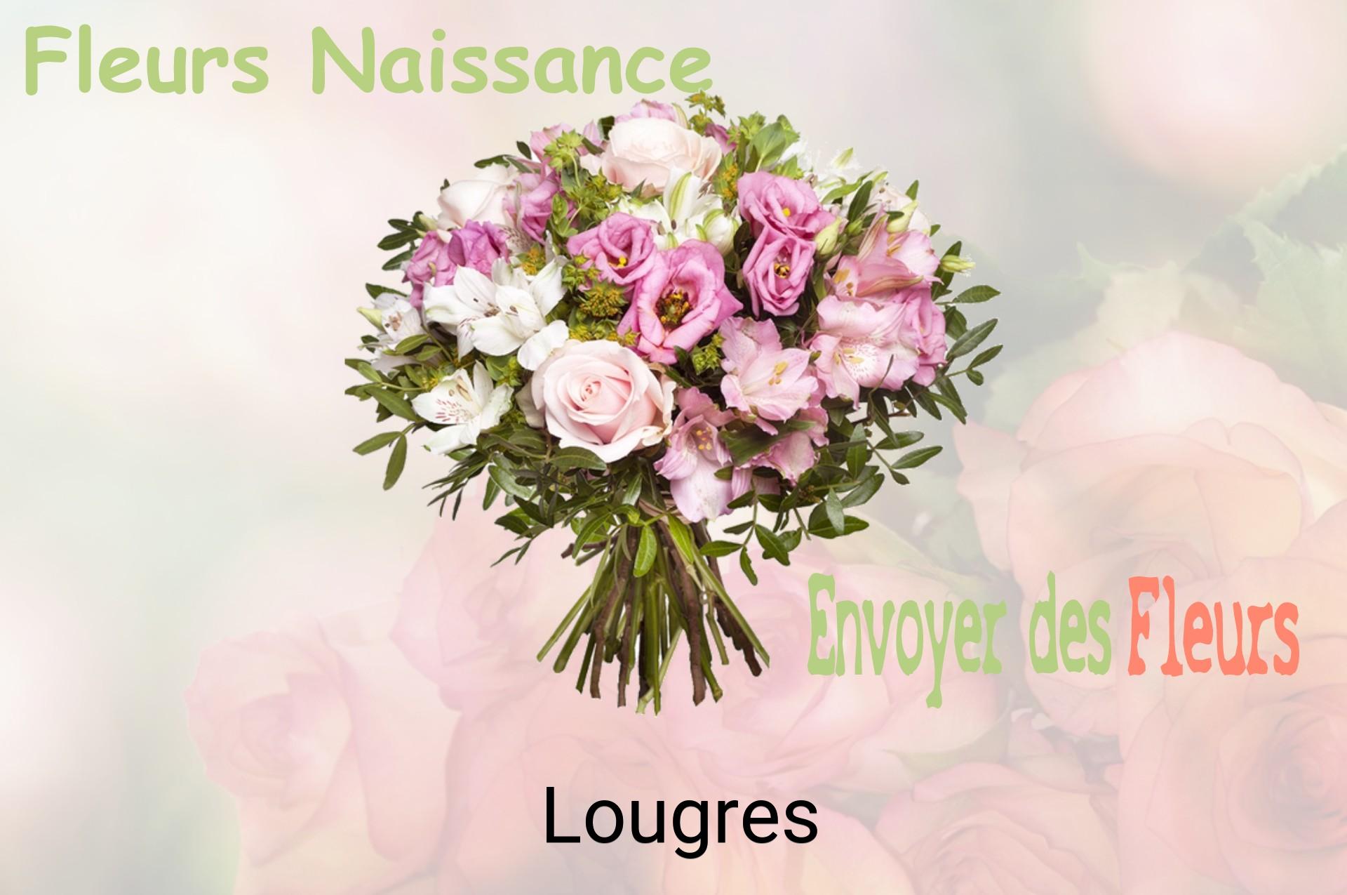 Bouquet de fleurs de naissance livré à Lougres